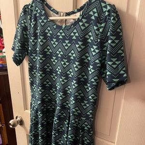 Lularoe Print Amelia dress